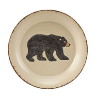 Rustic Retreat Luncheon/Salad Plate - Bear