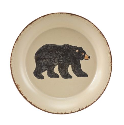 Rustic Retreat Luncheon/Salad Plate - Bear