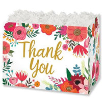 Thank You Flowers Basket Box - LARGE ONLY