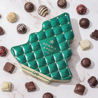 Festive Forest Belgian Truffle Tree Tin