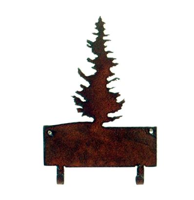 Rustic Iron Tree - 2 Hooks