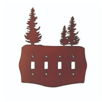 Switchplate Cover - Bear, Moose, or Trees