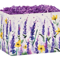 Watercolor Flowers Basket Box - SMALL ONLY