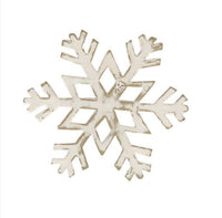 
              White Snowflake Napkin Rings
            