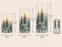 
              Winter Forest LED Flameless Candle Set
            