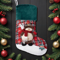 
              Jolly 3D Christmas Stocking - Santa, Deer, Snowman
            