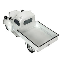 
              White Metal Vintage Pickup Truck Basket
            