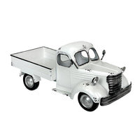 
              White Metal Vintage Pickup Truck Basket
            