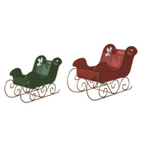 Metal Merry Sleigh Container (2 Sizes)