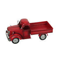 
              Red Metal Vintage Pickup Truck Basket
            