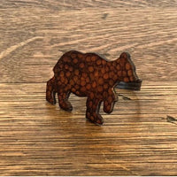 Bear Napkin Rings Patina