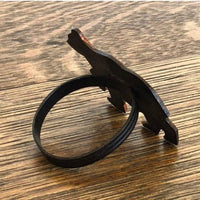 Bear Napkin Rings Patina