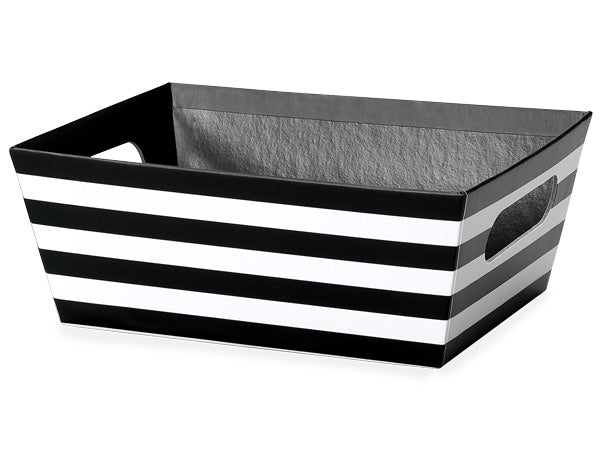 Black/White Stripes Market Tray