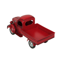
              Red Metal Vintage Pickup Truck Basket
            