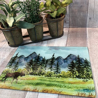 
              Moose Meadows Tempered Glass Cutting Board
            