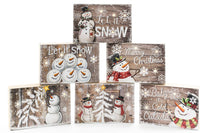 
              Snowman LED Block Decor (6 Styles)
            