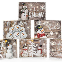 Snowman LED Block Decor (6 Styles)