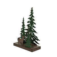 
              Rustic Metal Deer Forest Stroll Accent Lamp
            