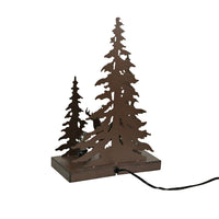 
              Rustic Metal Deer Forest Stroll Accent Lamp
            