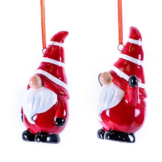 Gnome Ornament - Ceramic