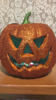 
              Light-Up Glitter Pumpkin
            