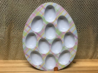 
              Pastel Plaid Egg Tray
            