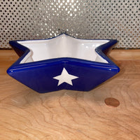 
              Patriotic Ceramic Star-Shaped Dish
            