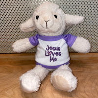 Jesus Loves Me Lamb Plush