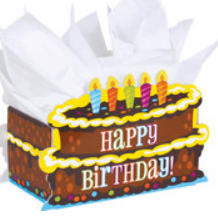 Birthday Cake Basket Box - SMALL ONLY