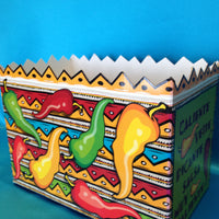 Chili Peppers Gift Basket Box