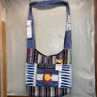 Colorado Flag Hobo Handbag