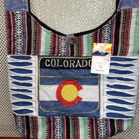 
              Colorado Flag Hobo Handbag
            