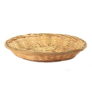 Round Natural Bamboo Basket