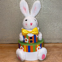 2 Tier Bunny Tower Gift Basket