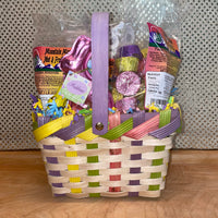 Small Colorful Pastel Weave Gift Basket