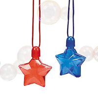 Star-Shaped Bubble Bottle Necklace