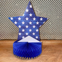 
              4th of July Honeycomb Table Decor
            