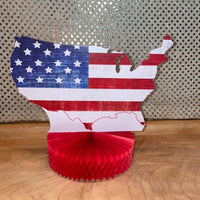 
              4th of July Honeycomb Table Decor
            