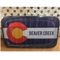 Beaver Creek Vintage Flag Mint Tin