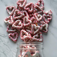 
              heart shaped pretzels 
            