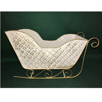 White with Gold Sleigh