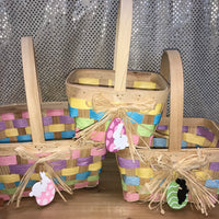 Easter Basket w/Hanging Bunny and Egg