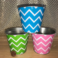 Easter Pail with Zig-Zag Accents