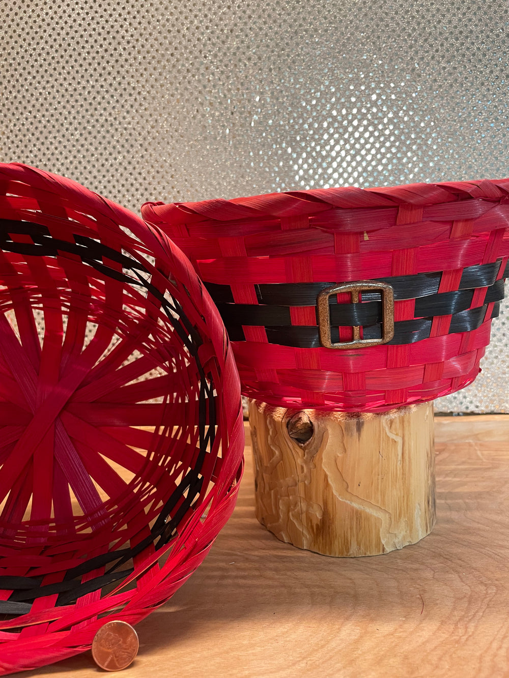 Red Santa Belt Bamboo 9