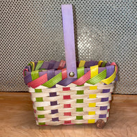 Colorful Weave Easter Basket