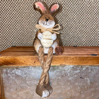 
              Bunny Shelf Sitter with Egg or Carrot
            