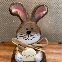 
              Bunny Shelf Sitter with Egg or Carrot
            