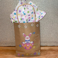 Bunny Brown Gift Bag