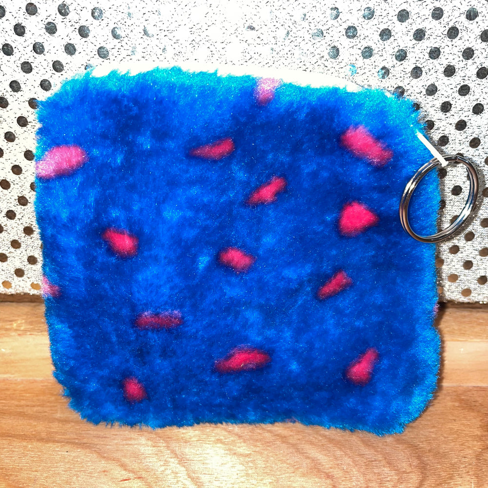 Plush Spotted Coin Purse