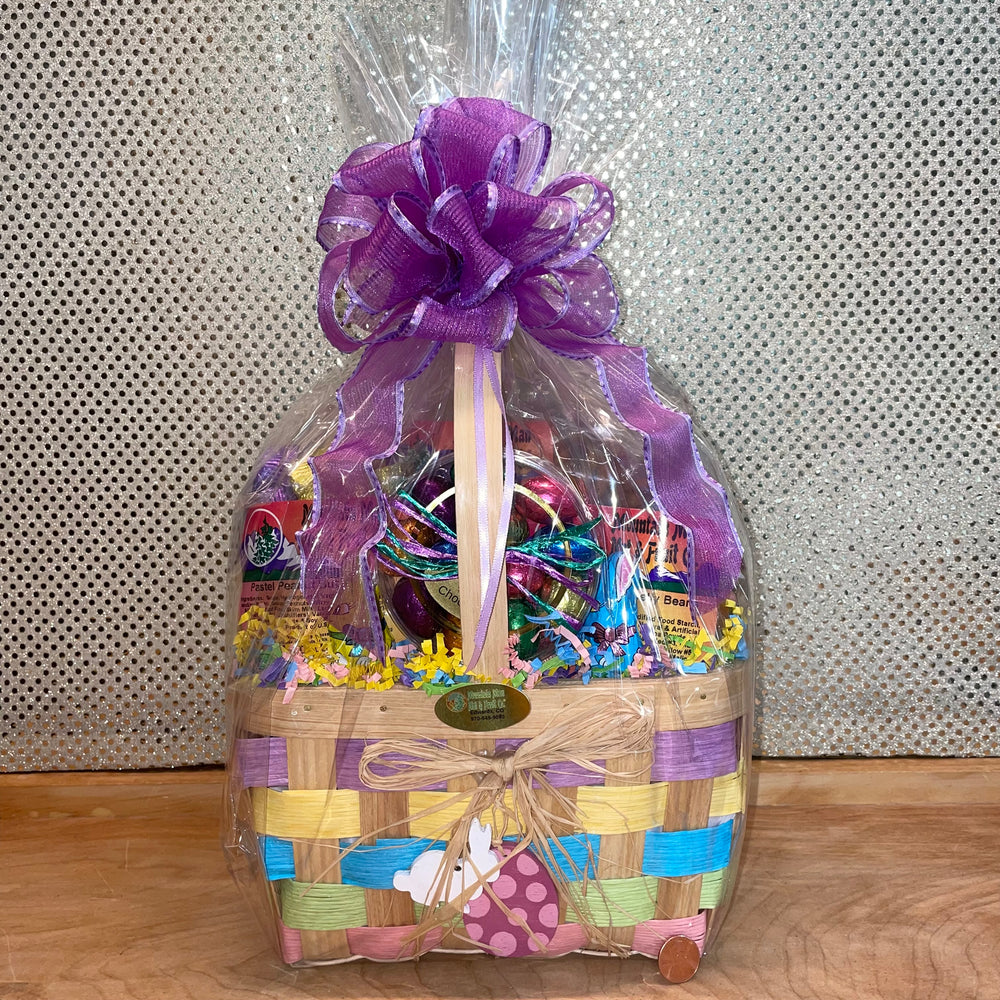 Hanging Egg/Bunny Pastel Gift Basket